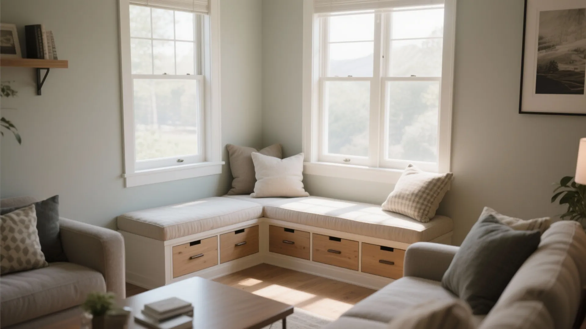 Built-in window seat