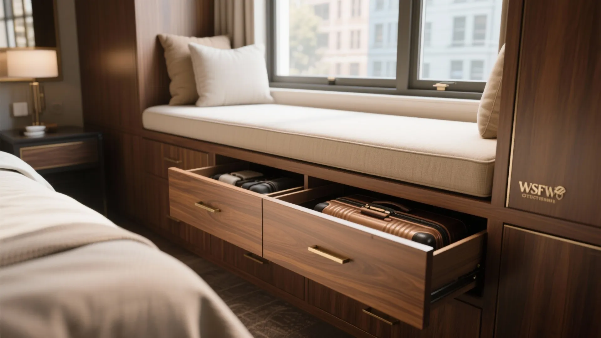 2. Built-in Storage that Disappears