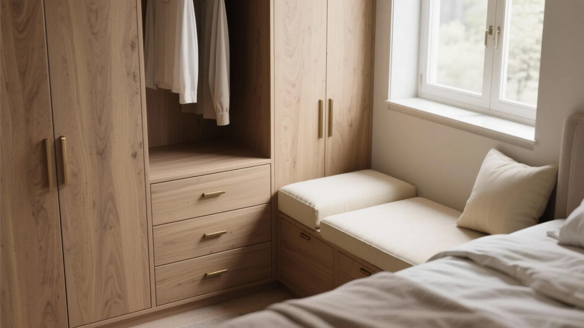 1. Built-in storage that feels custom