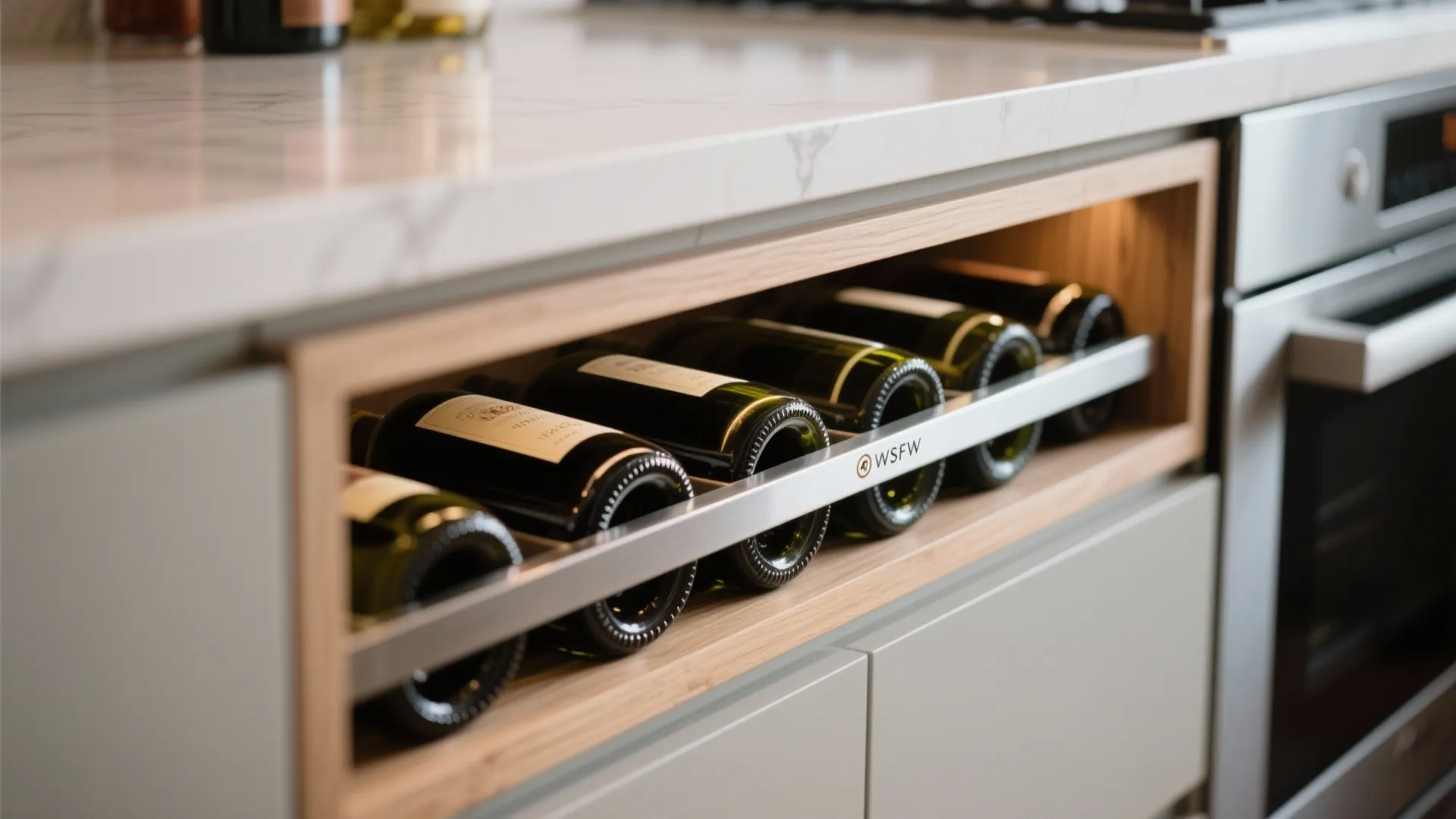 5. Built-in Wine Niche