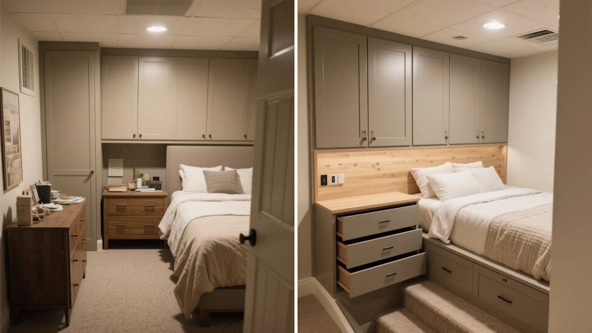 Built-Ins and Under-Stair Storage That Disappear