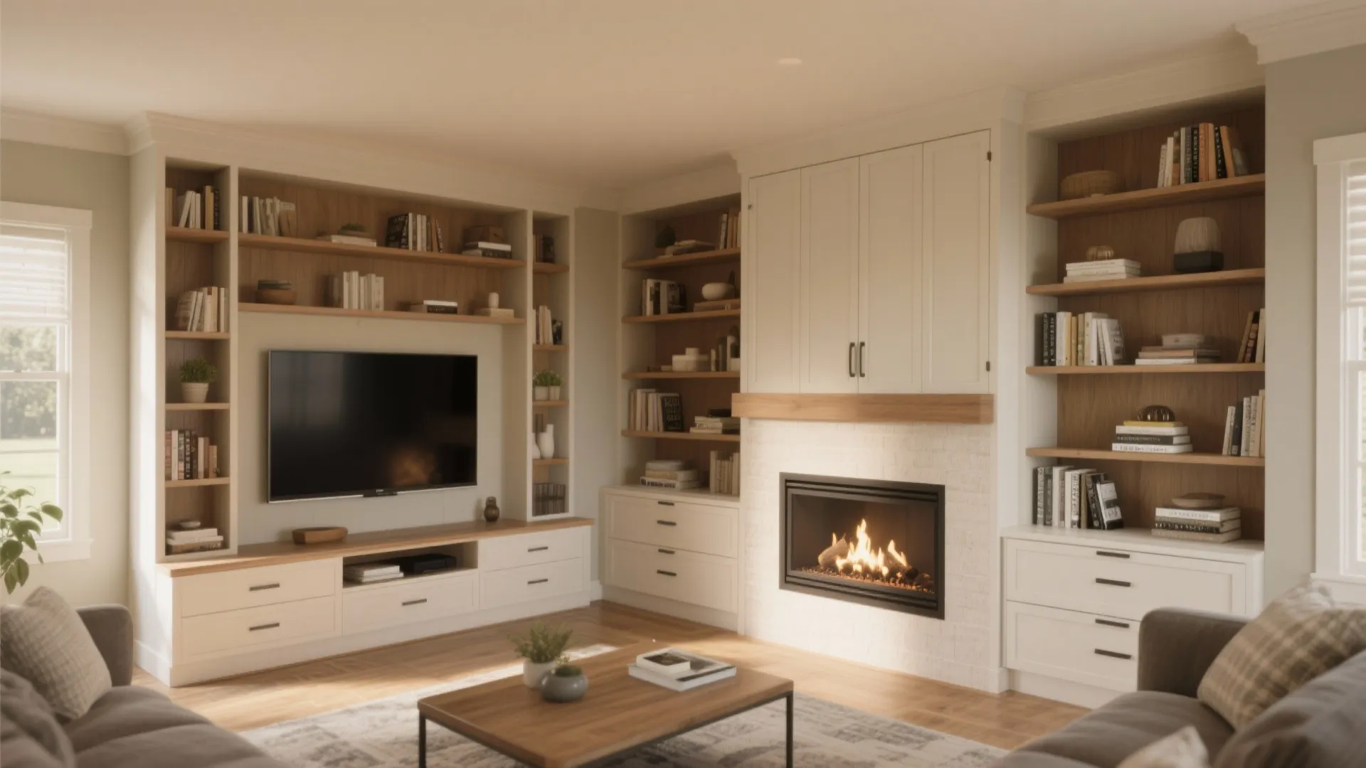 5. Smart built-ins and vertical storage