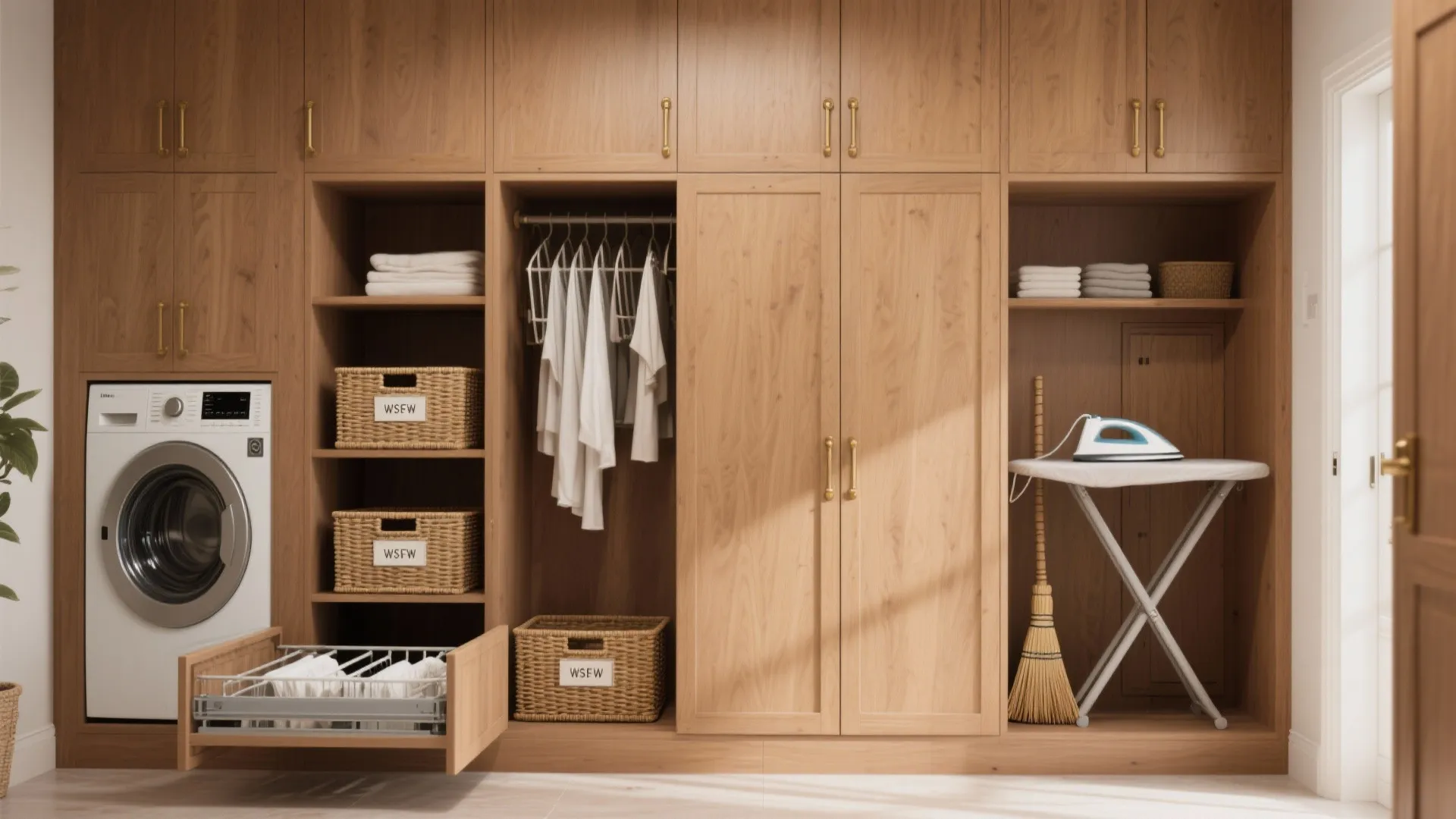 2. Built-in Storage That Hides the Chaos