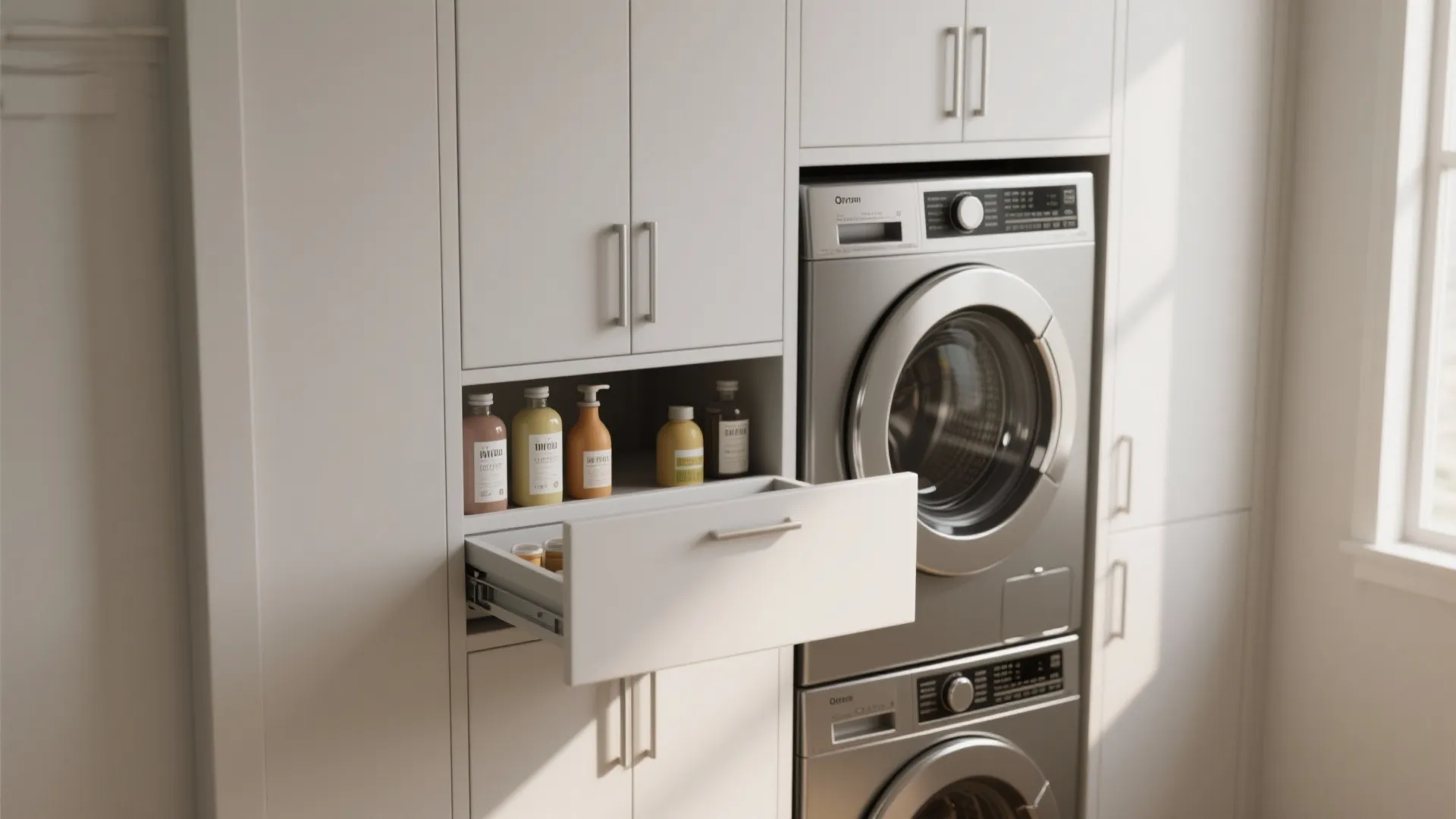 [Section: 3] Built-In Cabinet with Dispensing Drawer