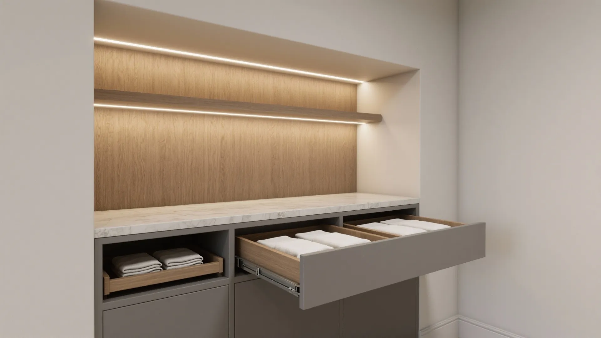 2. Built-in Niche Buffet