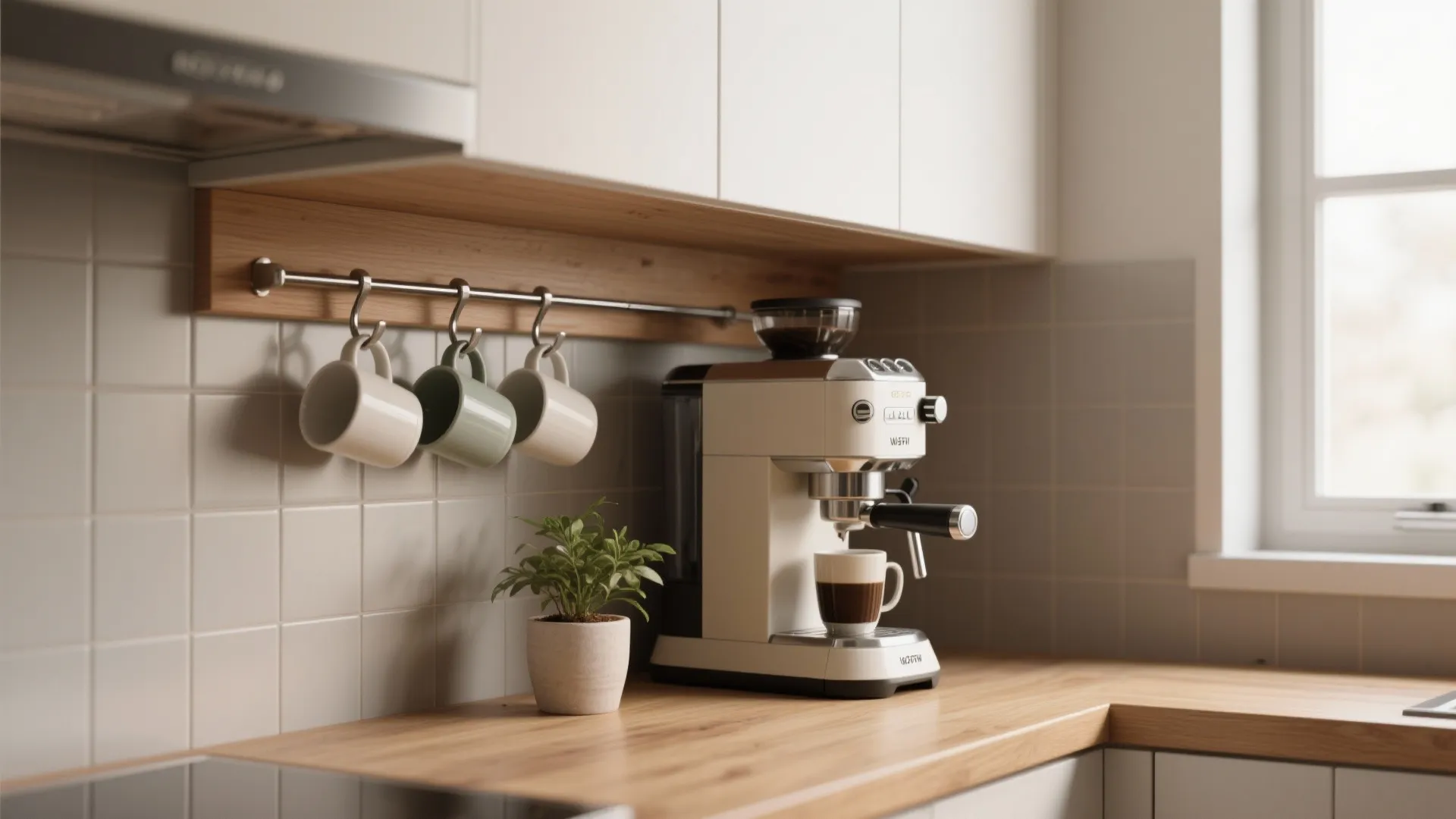 2. Built-in Nook Under a Shelf