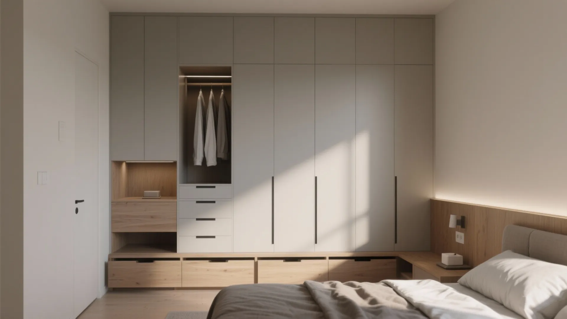 2. Built-In Storage that Feels Minimal