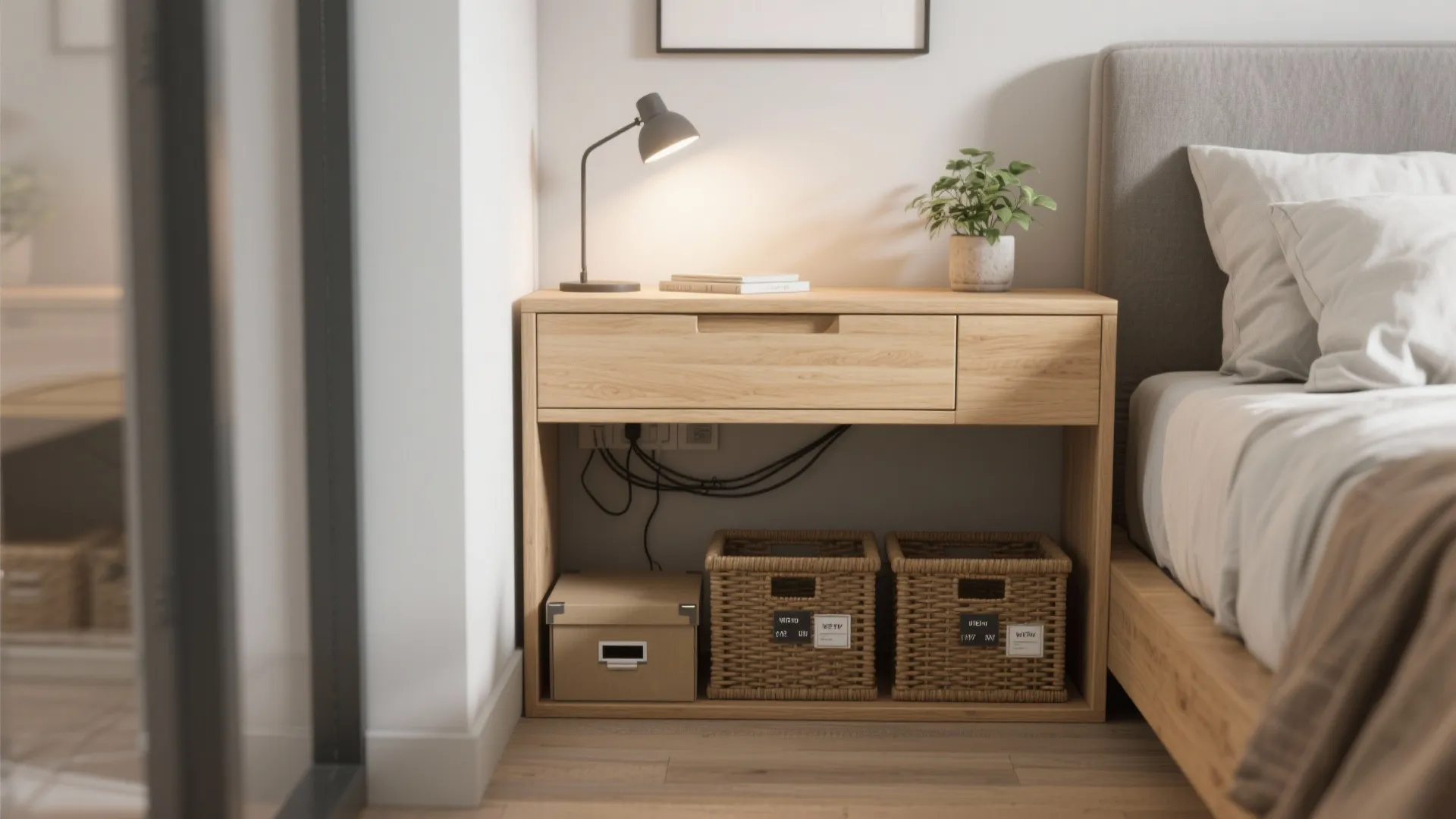 3. Built-in storage and clever stacks