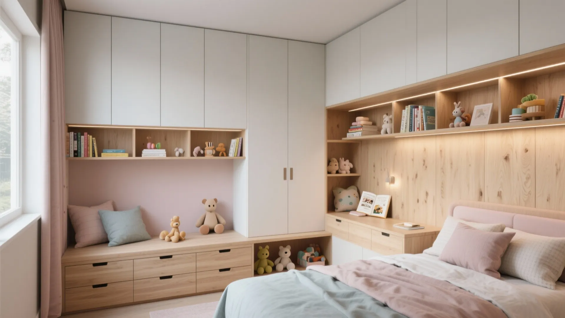2. Built-in Storage and Nooks