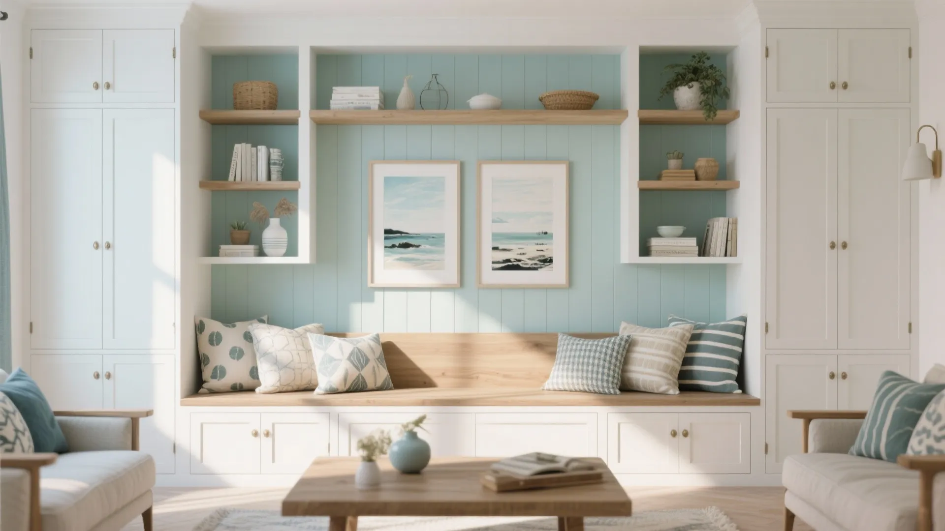 8. Built-in Storage + Bench Seating