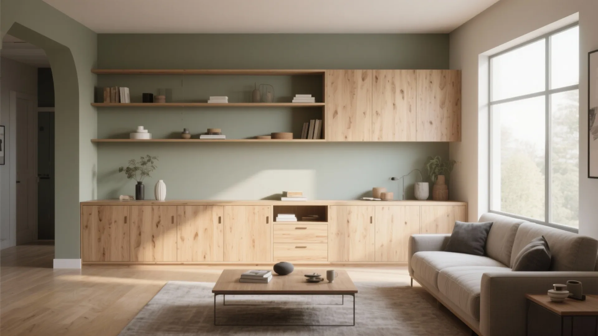 Built-in Storage Walls