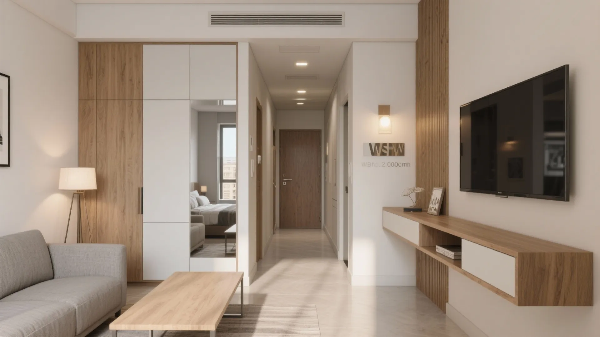 3) Circulation-first planning with built-in storage