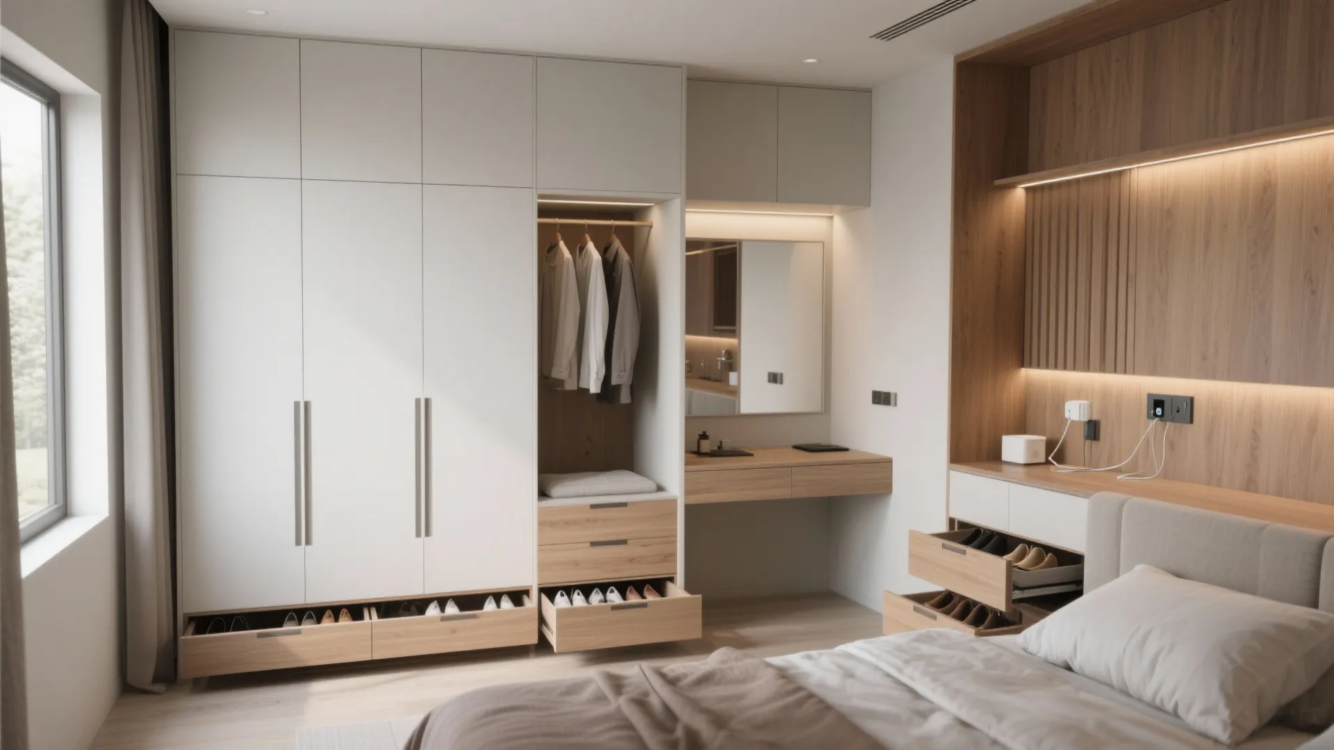 Built-in Storage and Clever Wardrobes