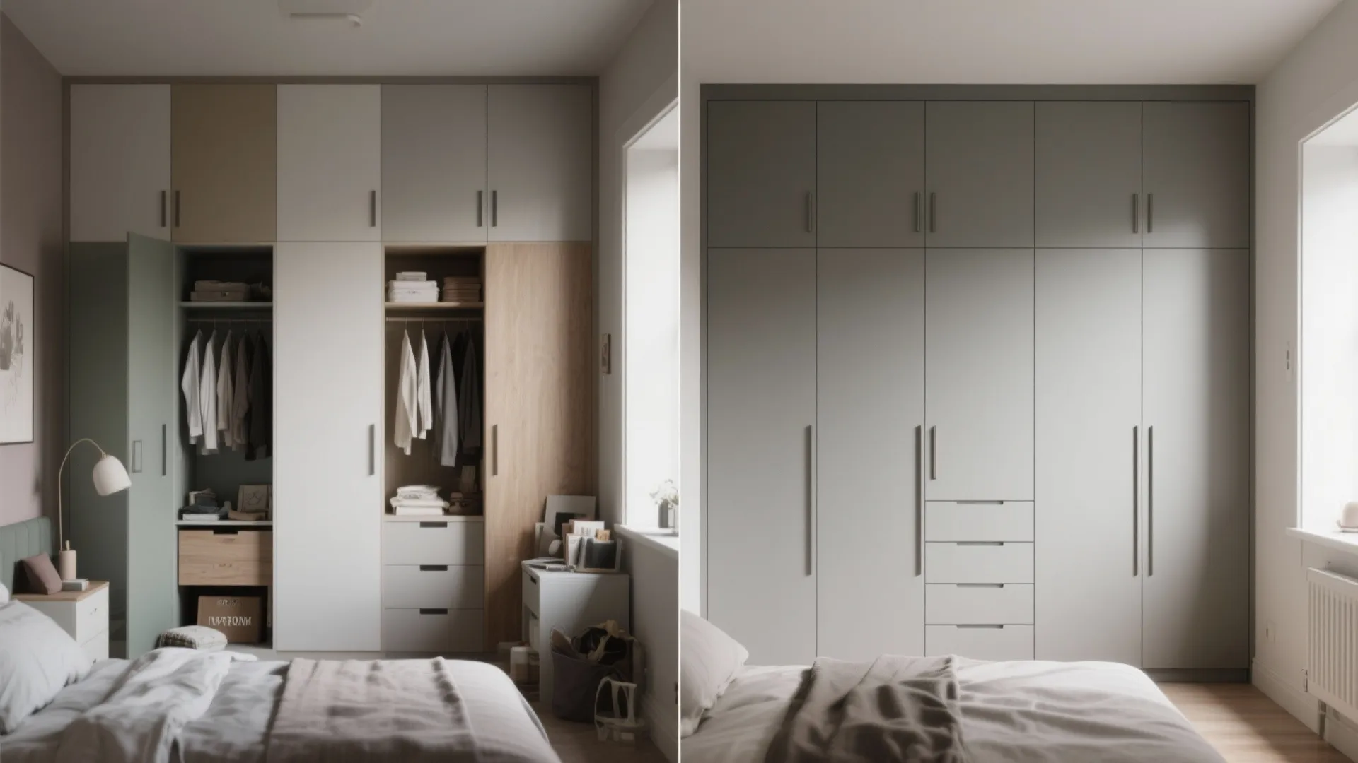 Minimalist Built-Ins, Floor-to-Ceiling