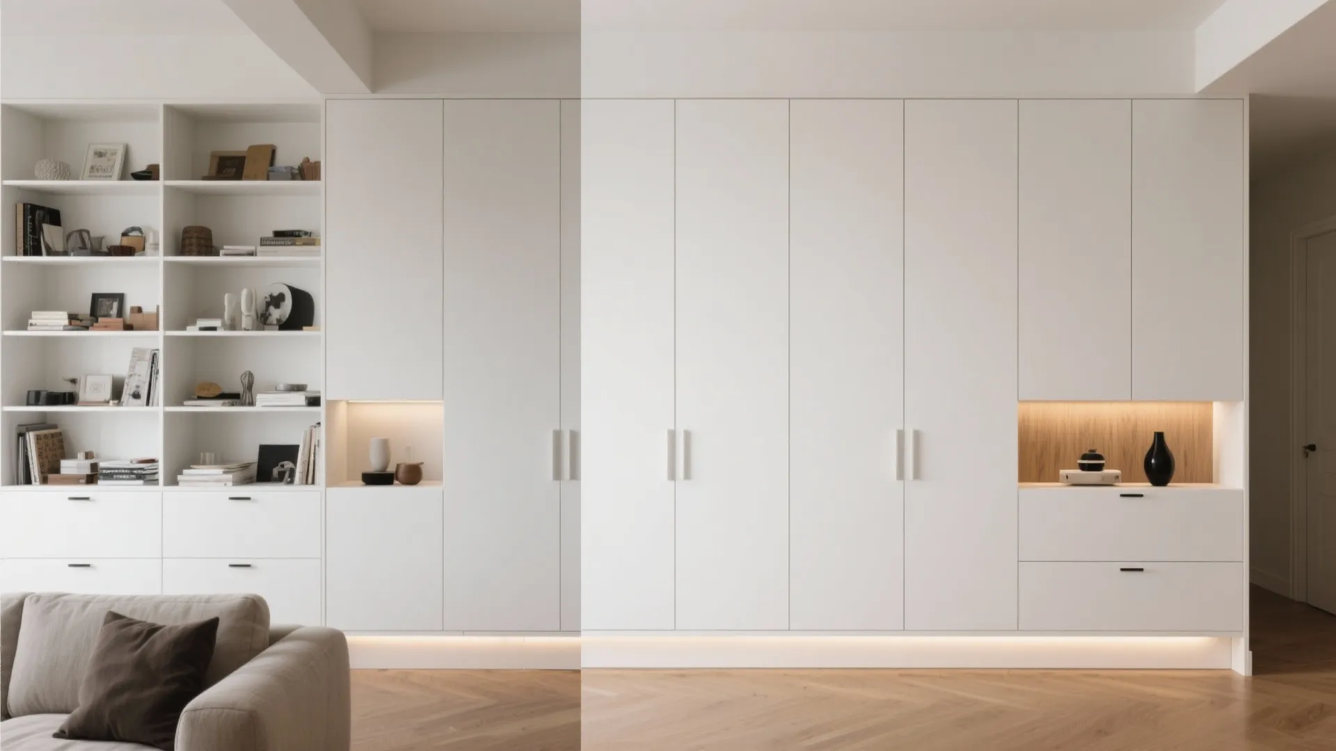 Built-In (or Fake Built-In) Storage That Disappears