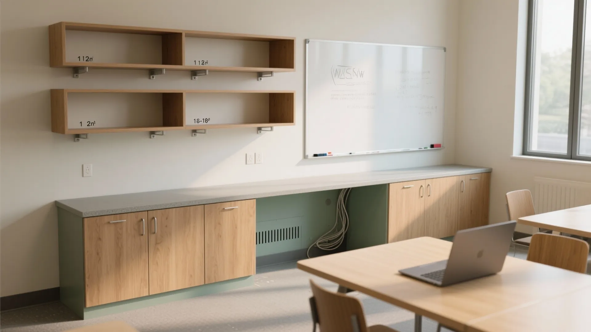 Built-ins that climb, surfaces that stay clear