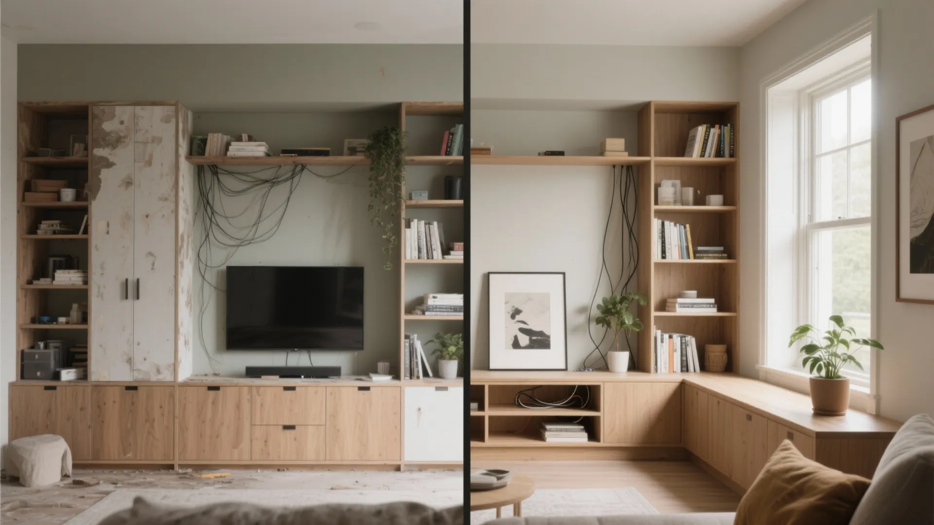 Built-in Storage That Disappears