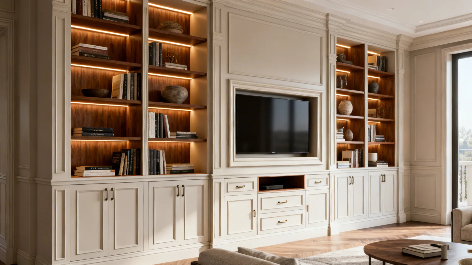 2. Floor-to-ceiling Built-ins