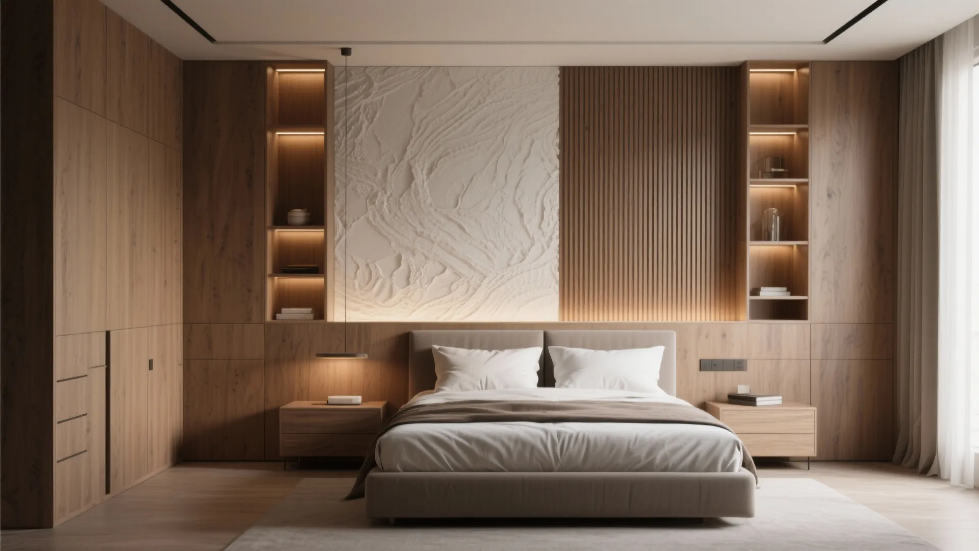 5. Embrace Built-In Storage and a Focal Wall