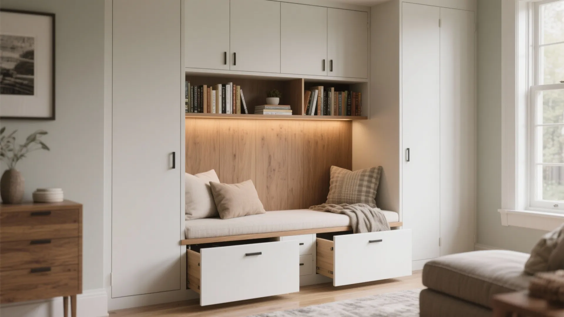 4. Built-ins that read as furniture