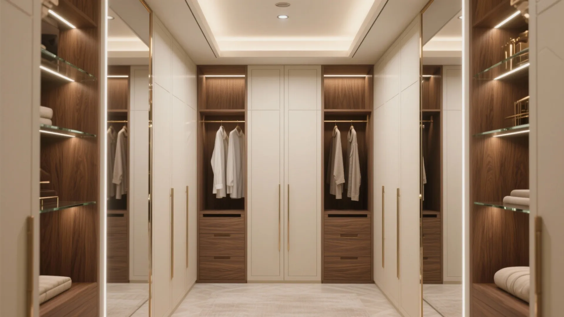 [Section: 灵感列表] Minimal Built-ins with Layered Lighting