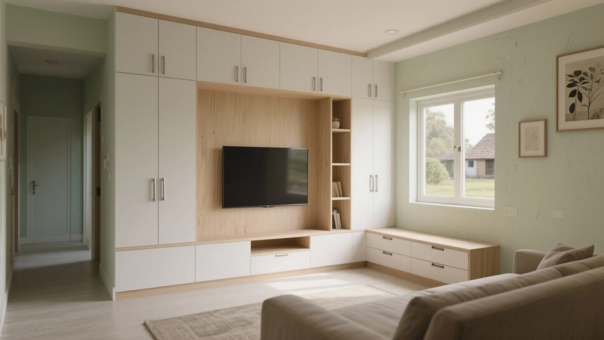 Minimalist built-ins that cut clutter (and costs)