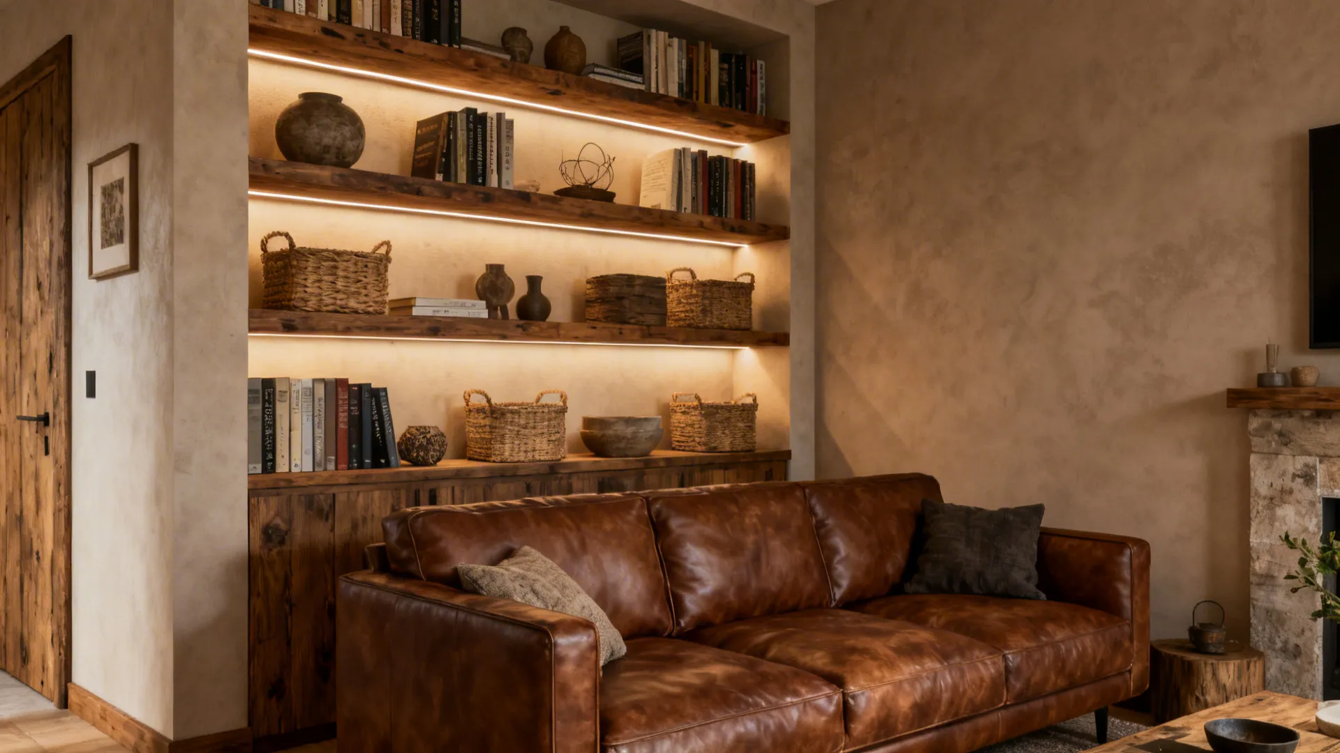 4. Create a Cozy Nook with Built-in Shelving