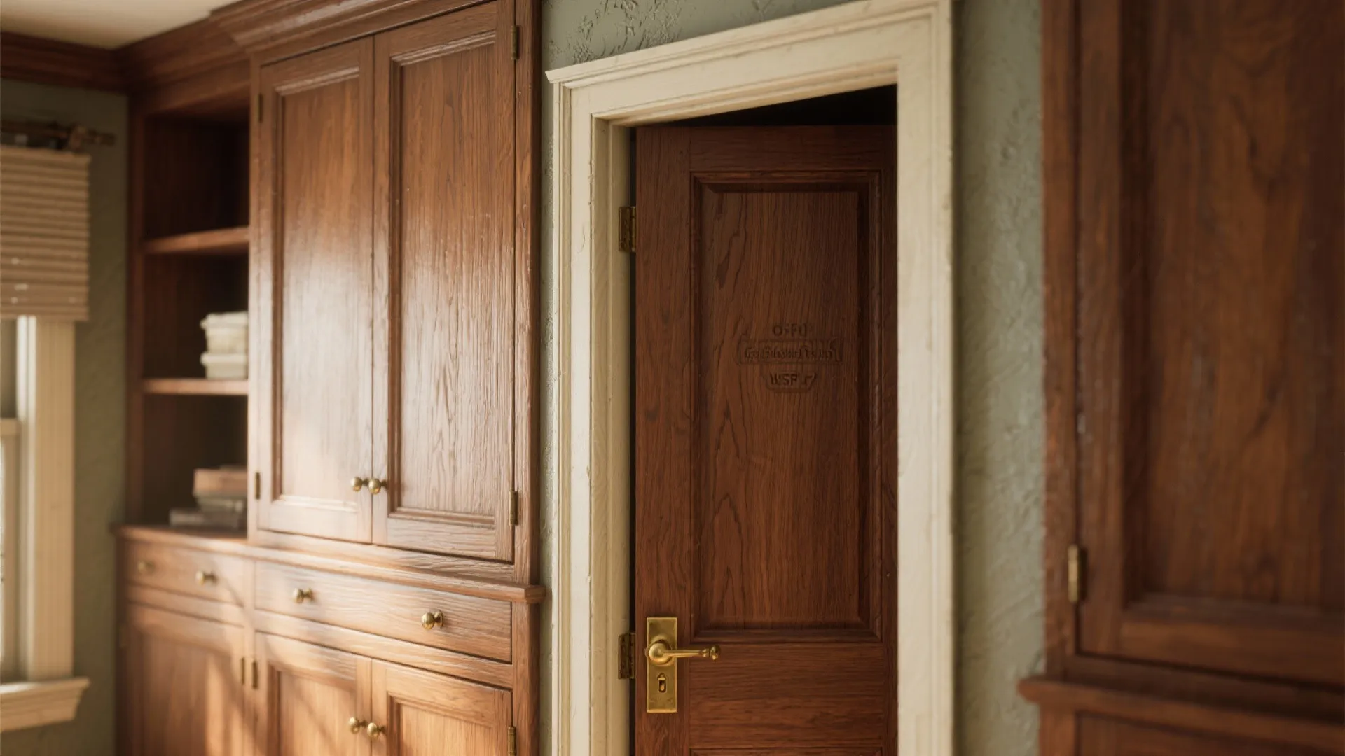 5. Thoughtful Built-ins and Pocket Doors