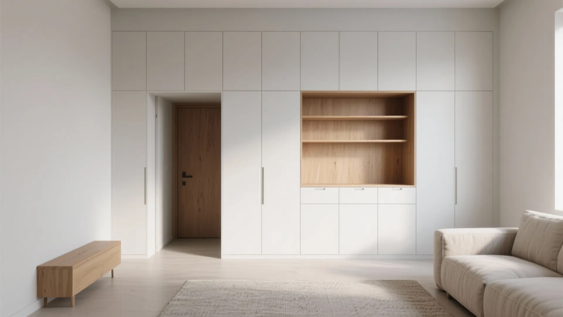 Built‑ins and Vertical Storage That Disappear