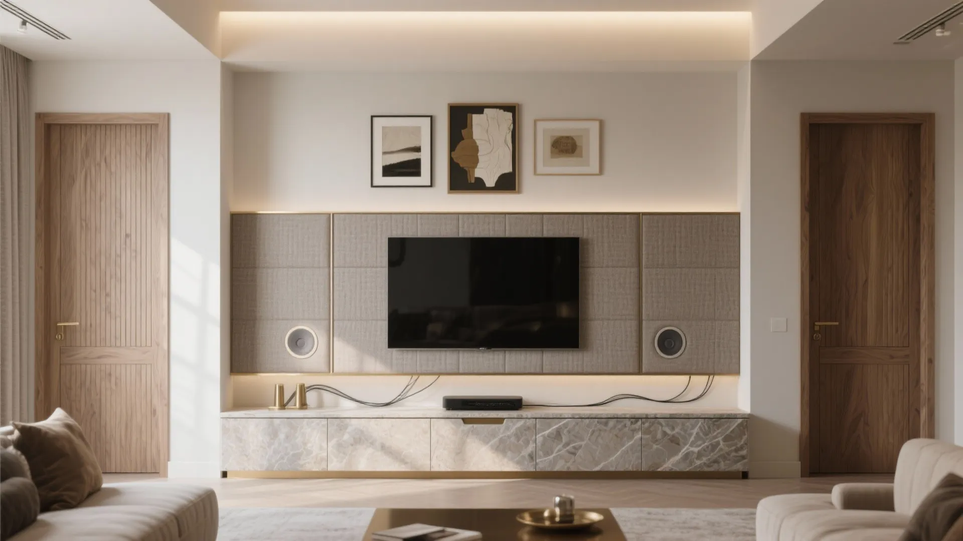 Built-ins, Quiet Tech, and Curated Art