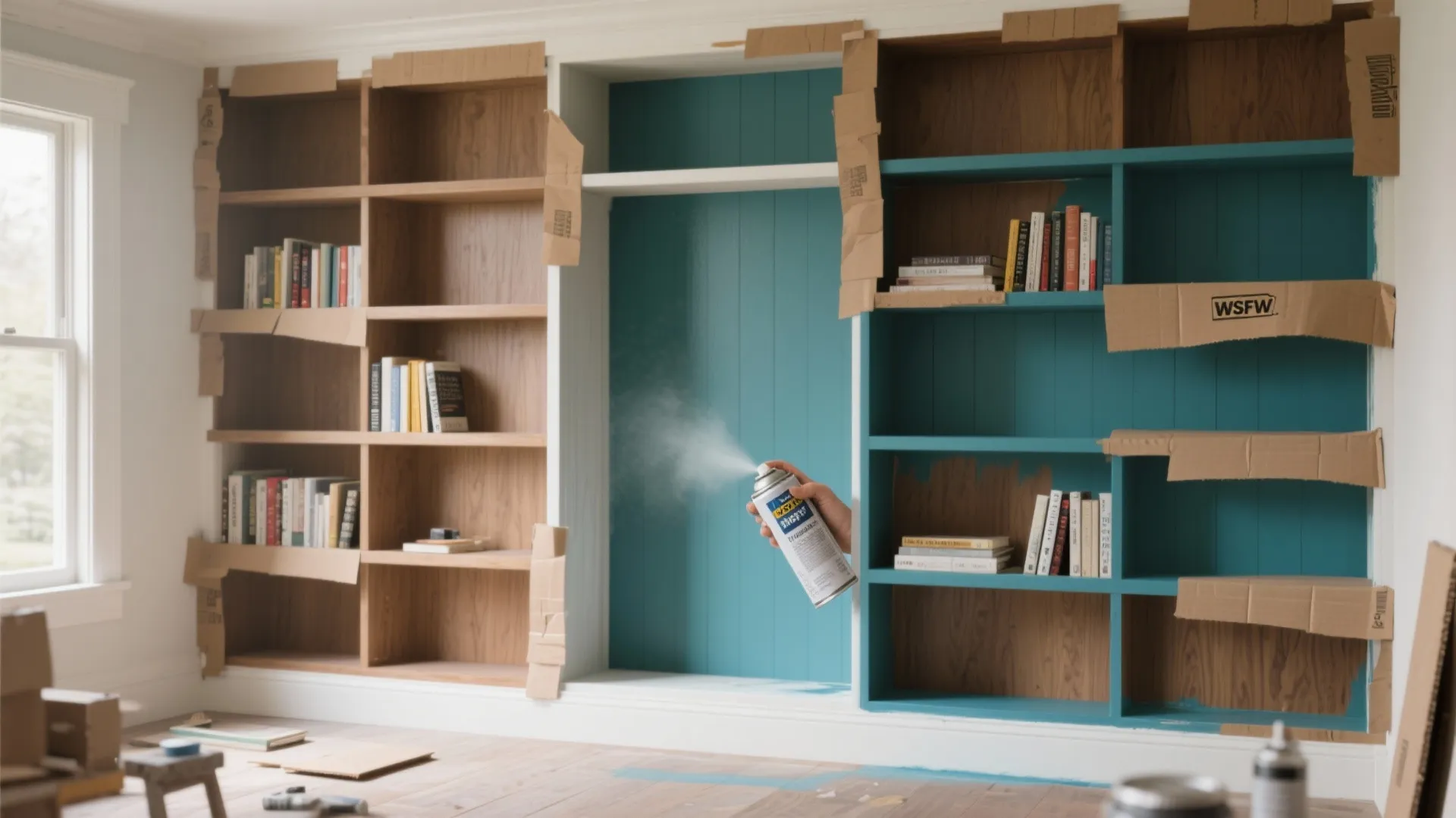 2. Refreshing Built-ins and Shelves