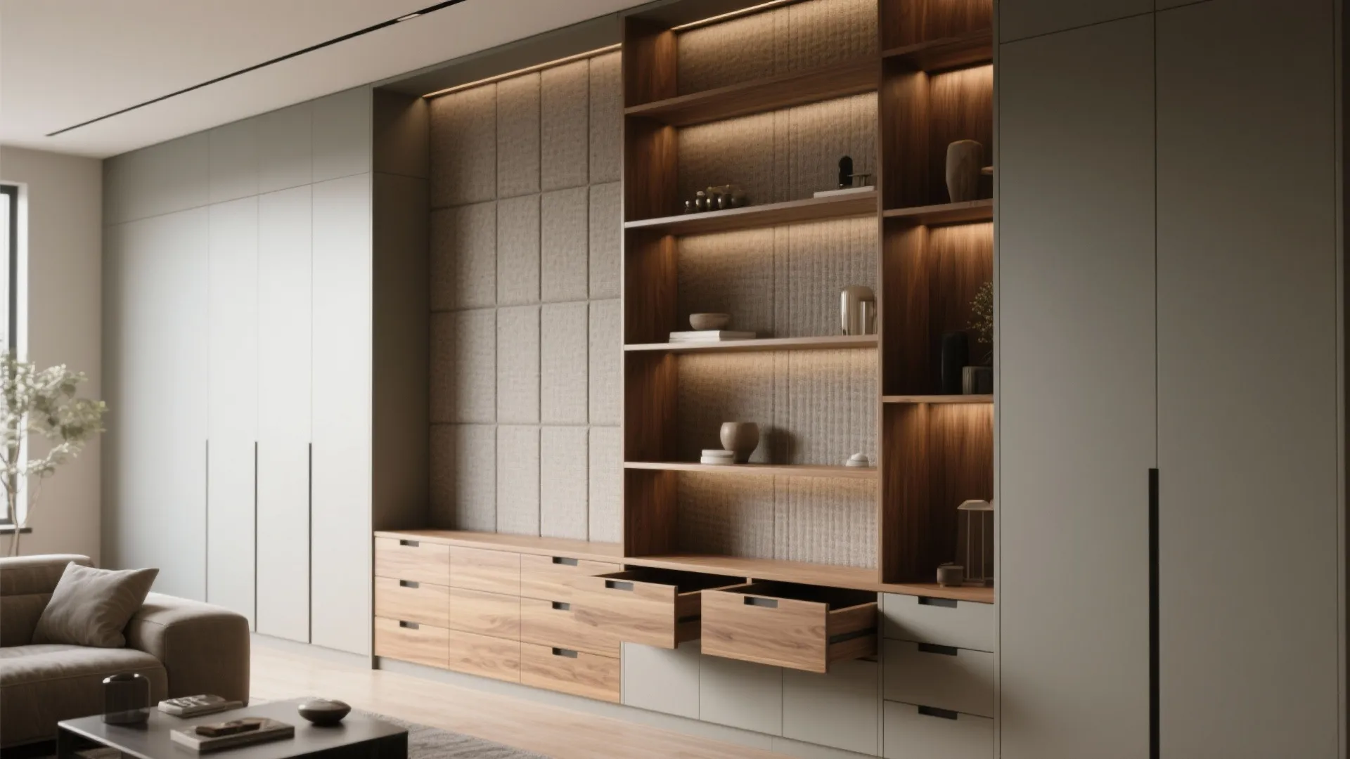 5. Modular built-ins to maximize floor area