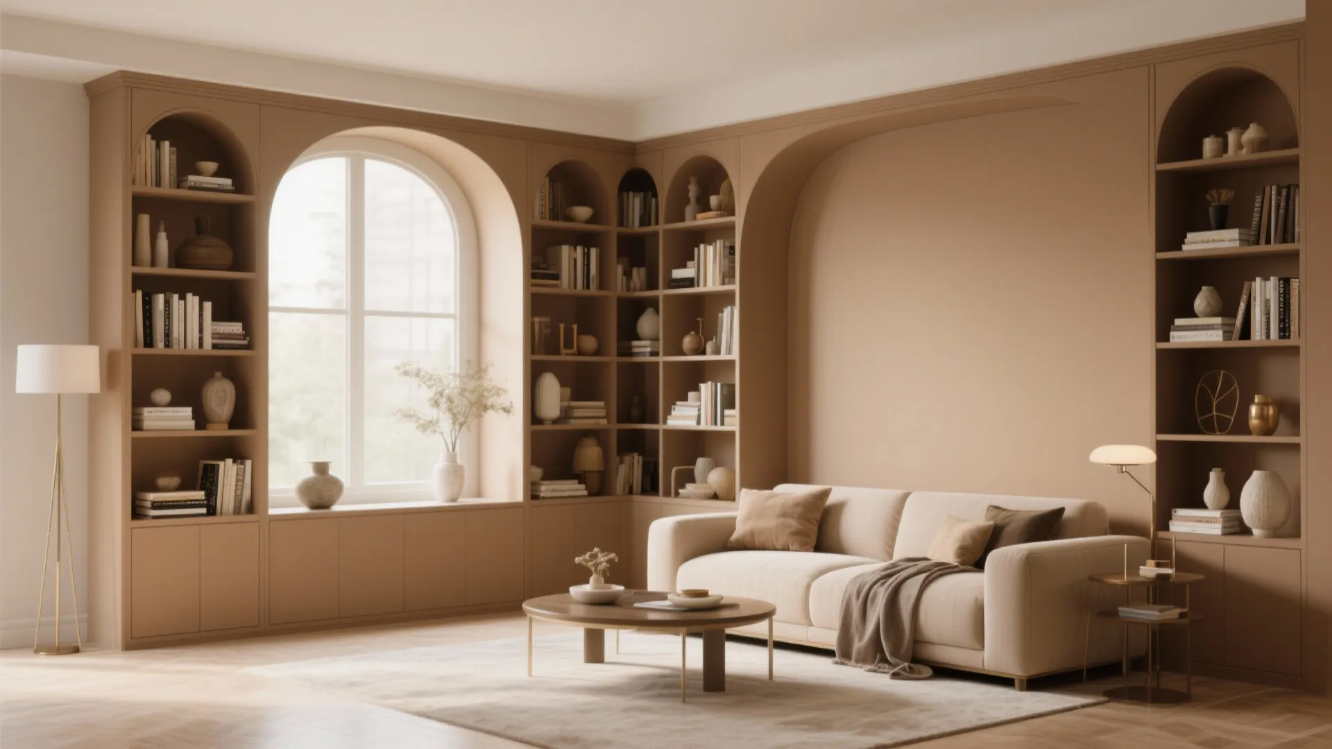 7. Built-In Bookcases