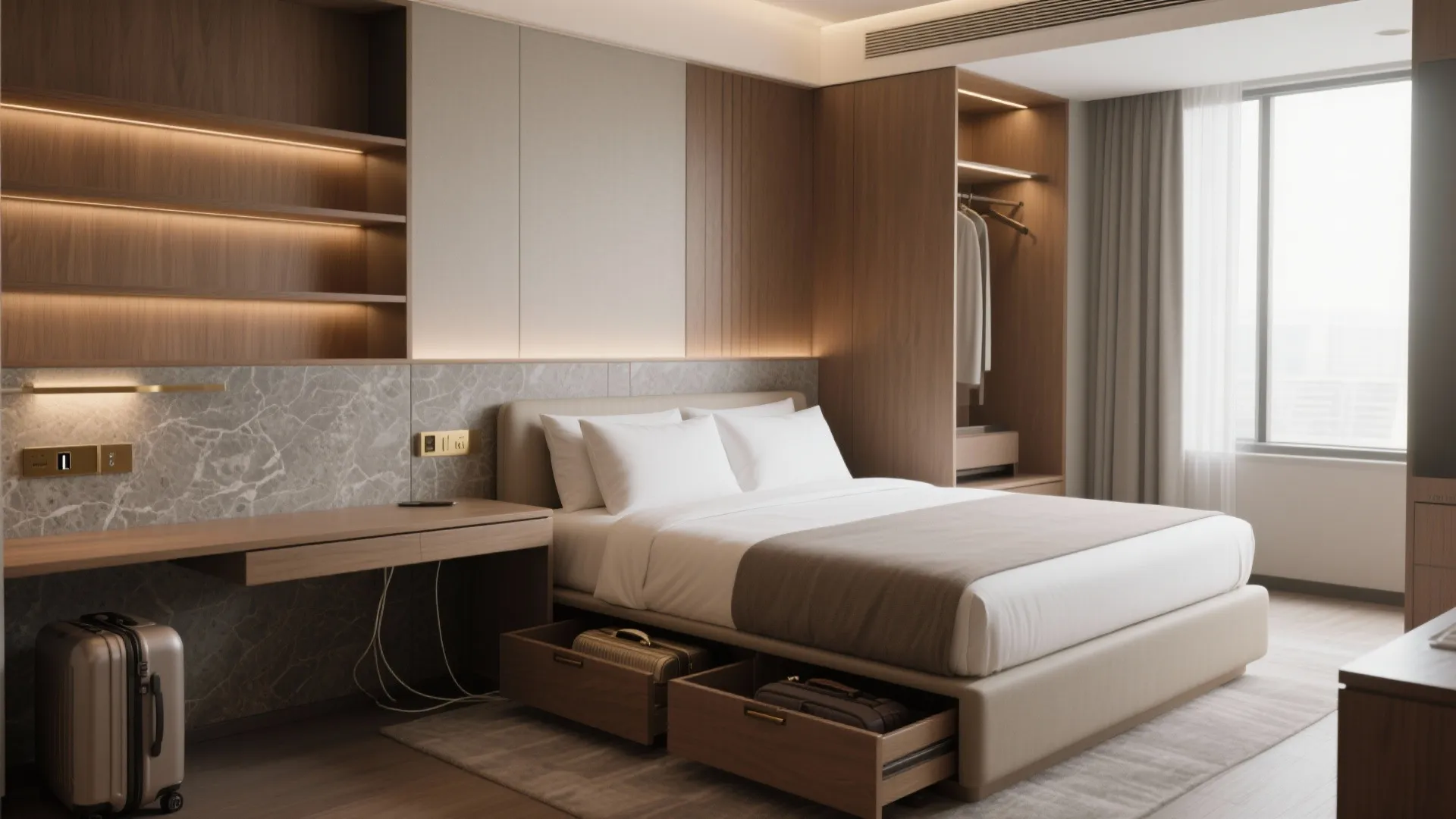 Built-ins and Dual-Use Furniture