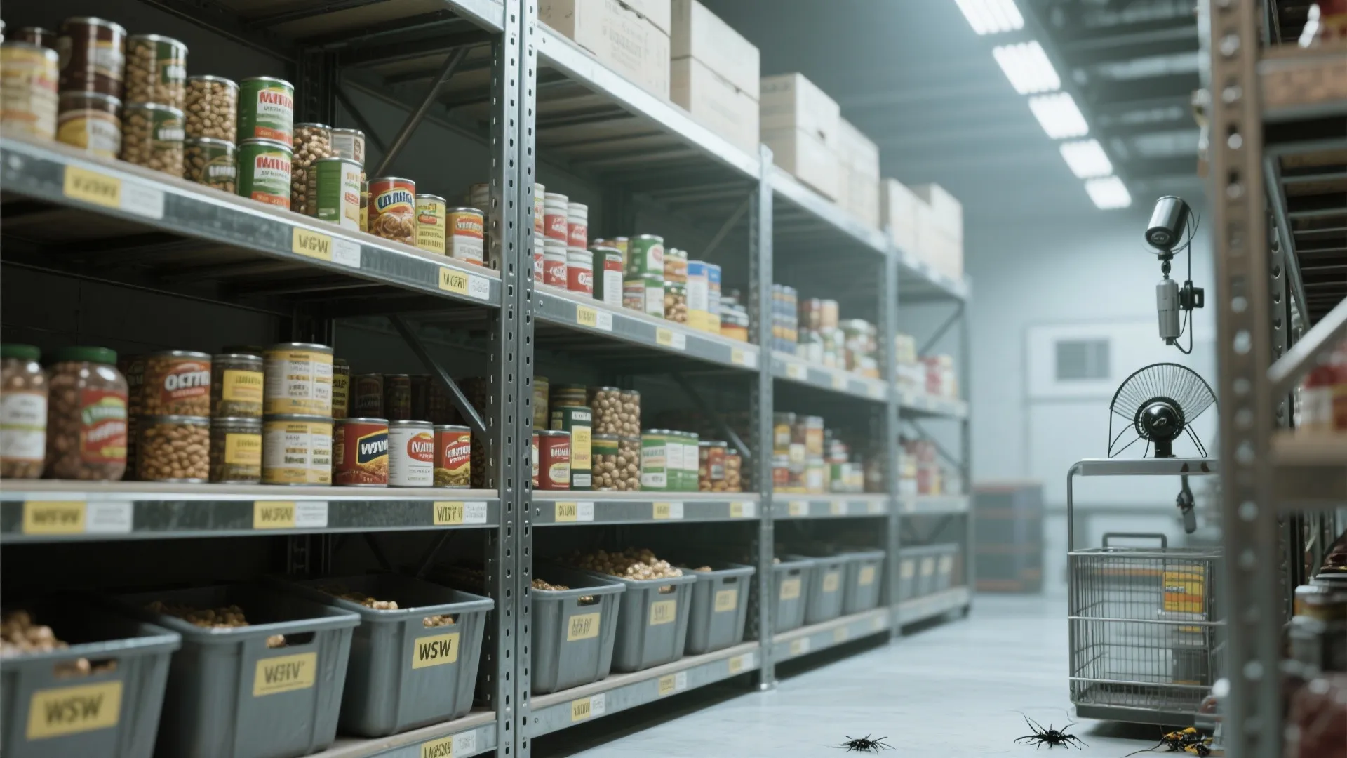 4. Optimize shelving for bulk dry goods