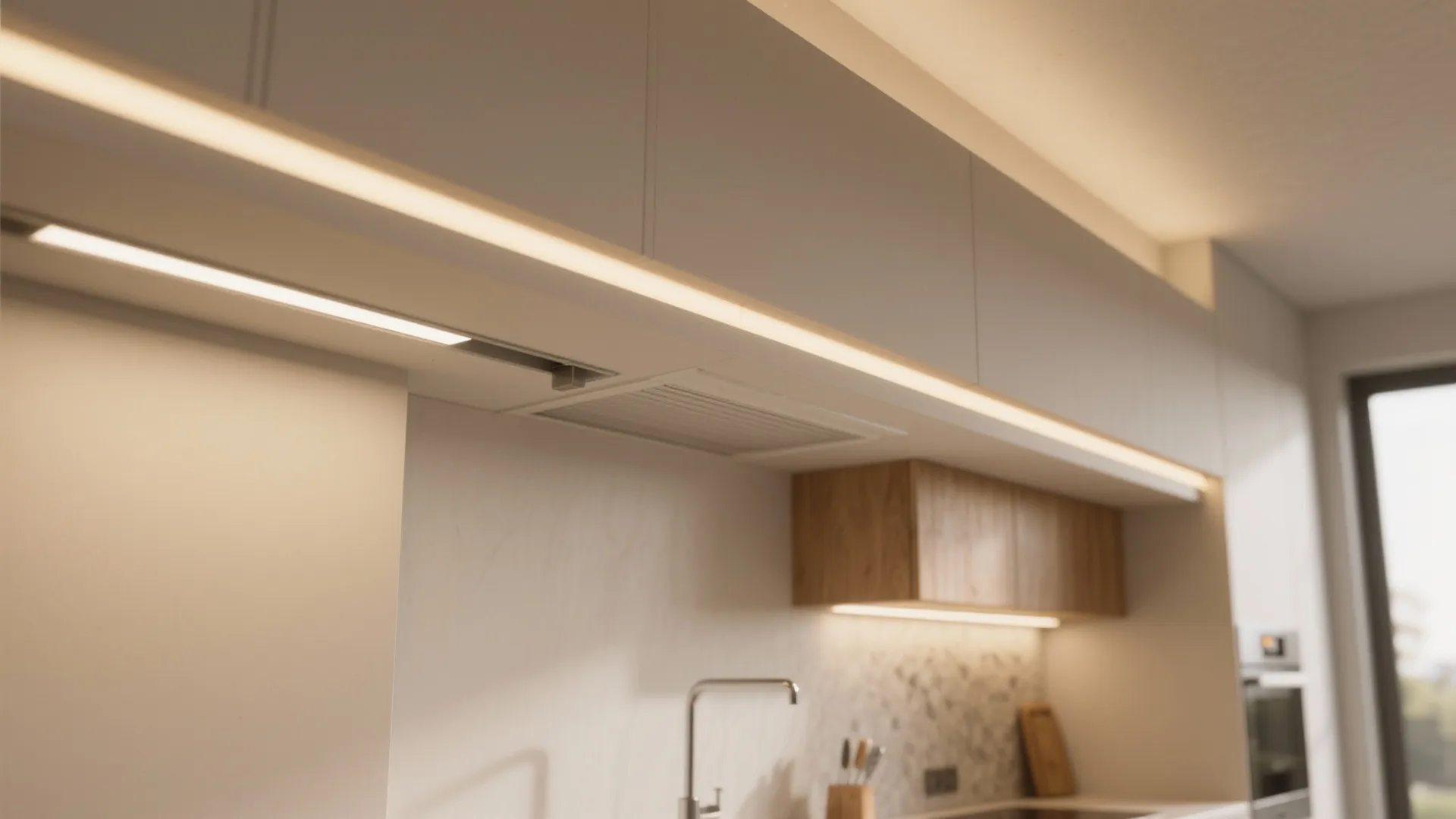 Lighting-integrated bulkheads for glow and task work