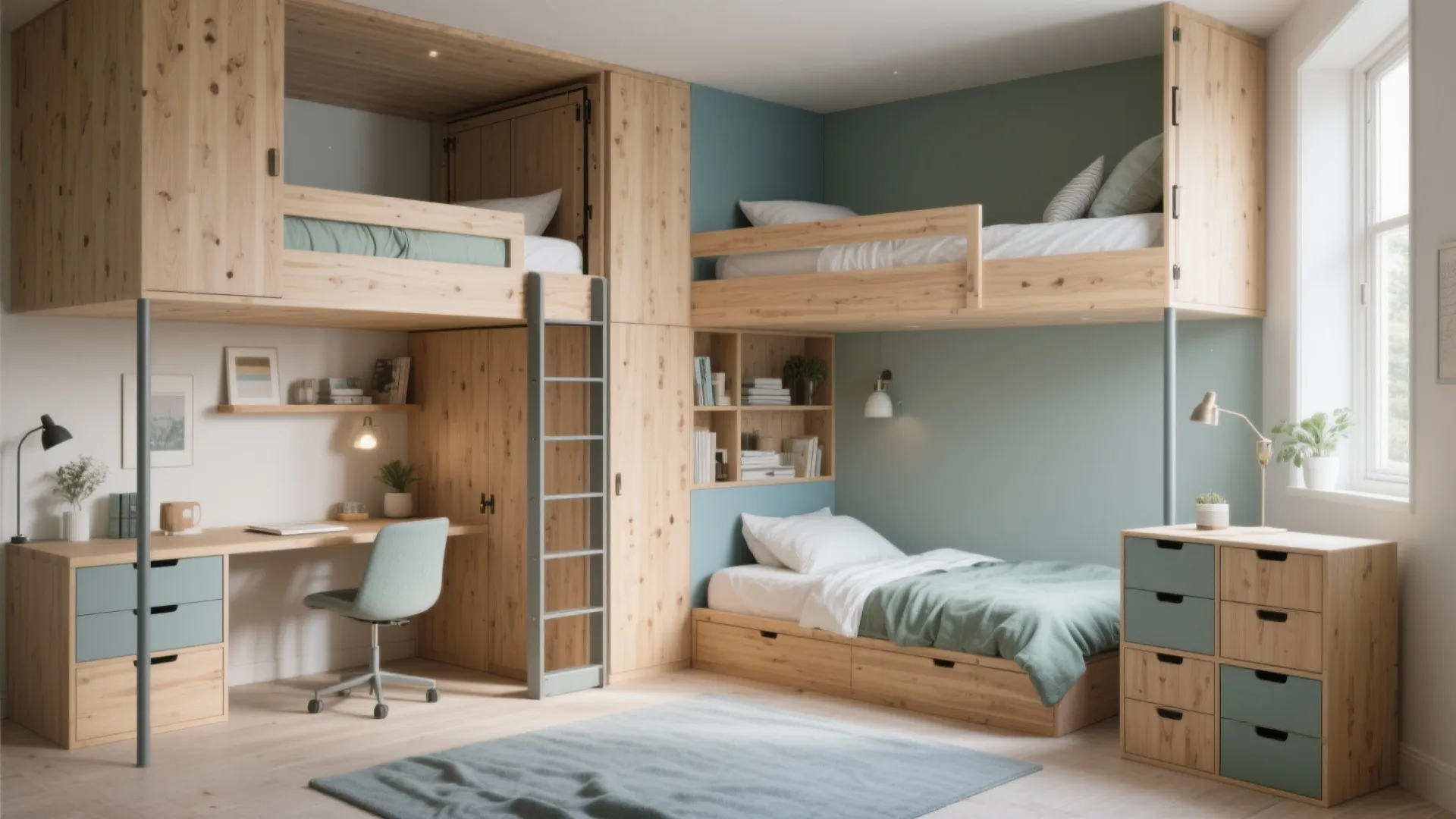 5 Limited Space Bunk Bed Designs for Small Rooms: Creative, practical bunk bed ideas I use to make tiny bedrooms feel roomy and fun