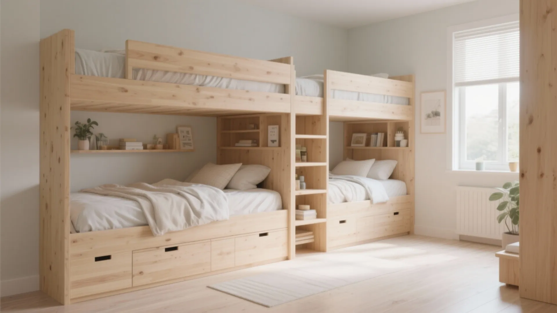 Bunk Beds with Storage