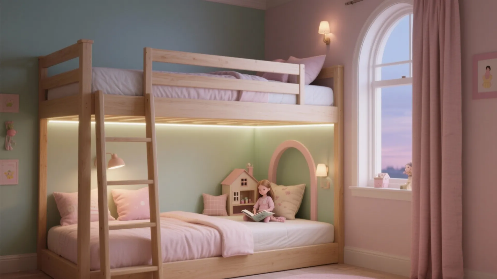 Cozy Sleep Zone with Bunks or a Loft