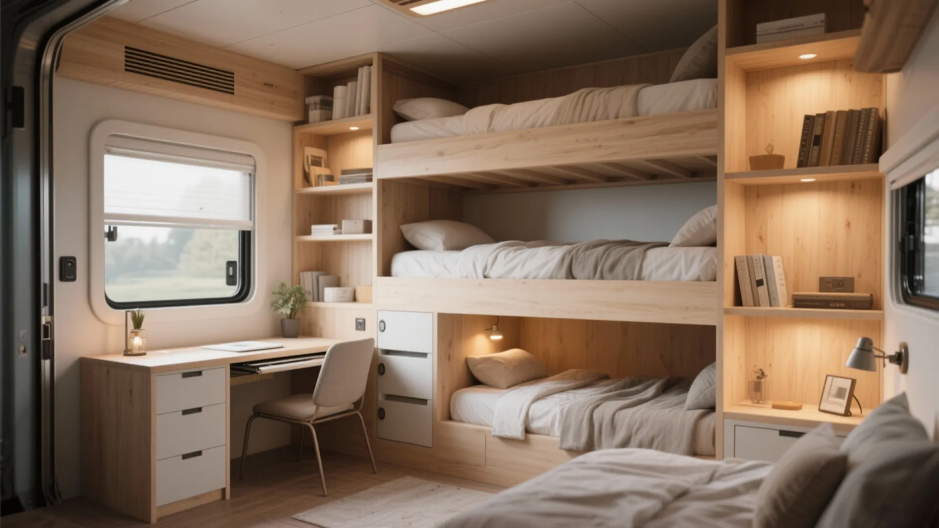 2. Bunk and loft combinations for flexible bedrooms
