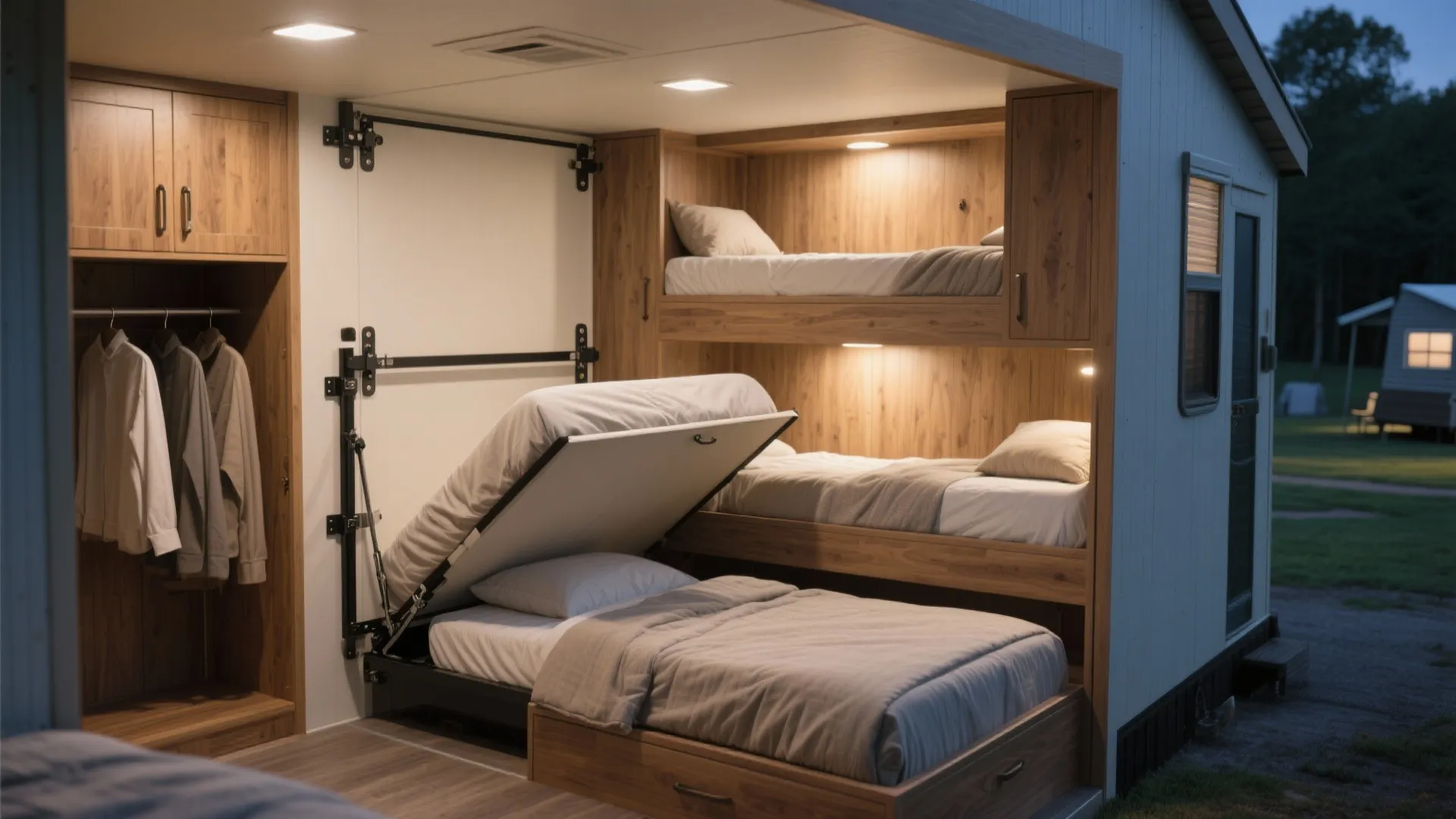 2 Bedroom Park Model Camper Ideas: Small park model magic: 5 space-saving design inspirations for two-bedroom campers