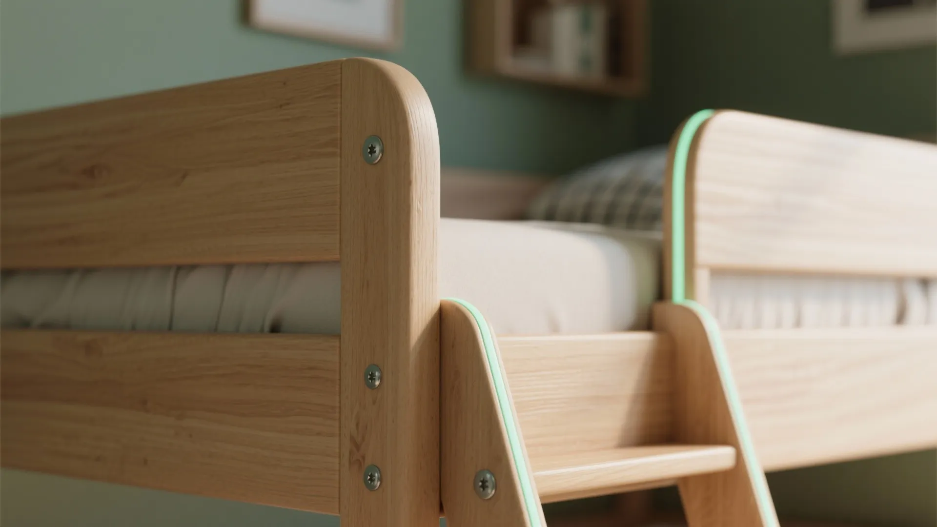 Safe Bunk Beds and a Cozy Nook