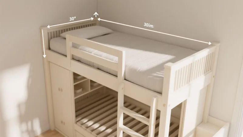 Space-Saving Bunk Bed with Built-In Storage
