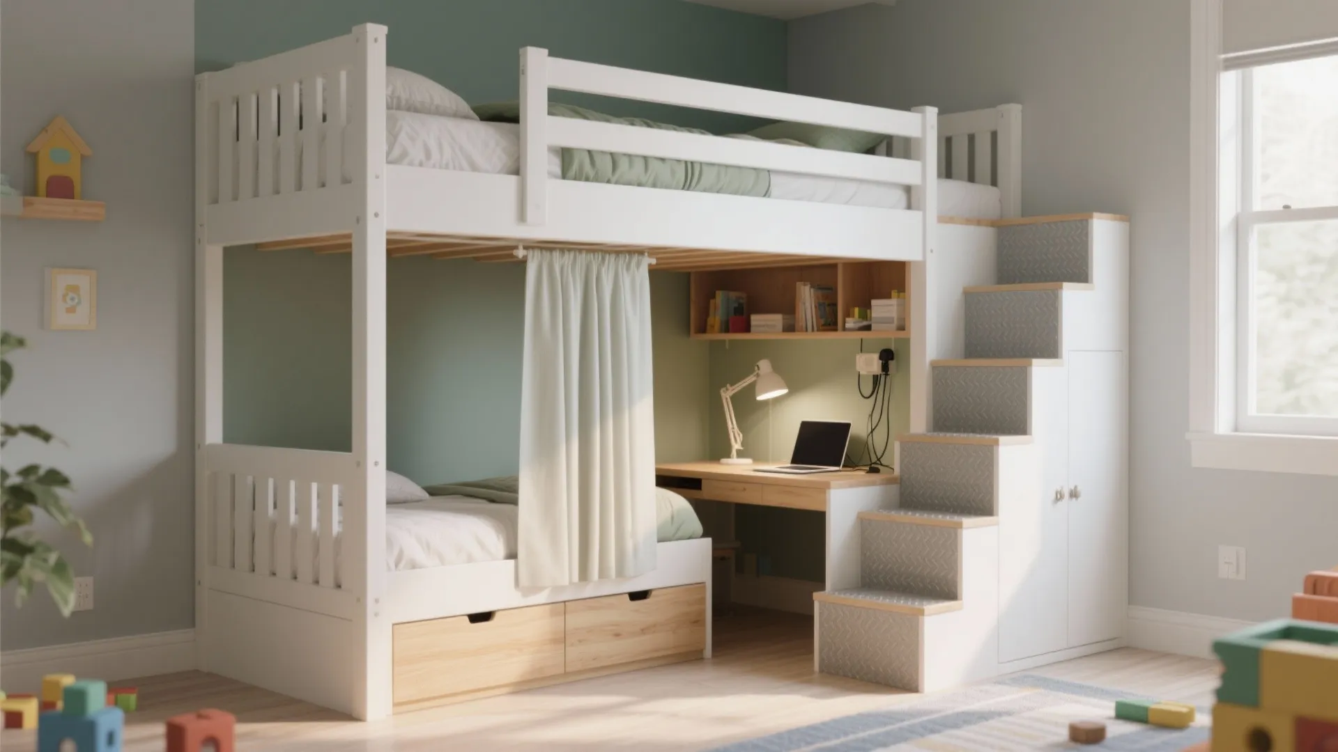 Bunk + Study Combo (That Kids Actually Use)