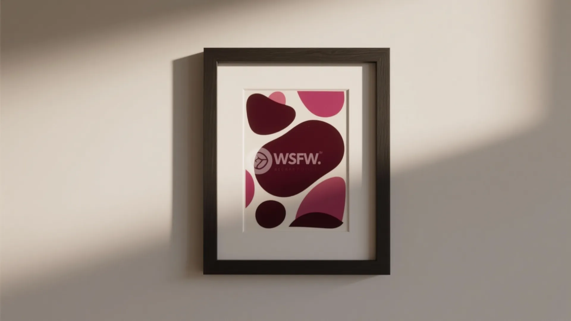 6. Burgundy Artwork Pop