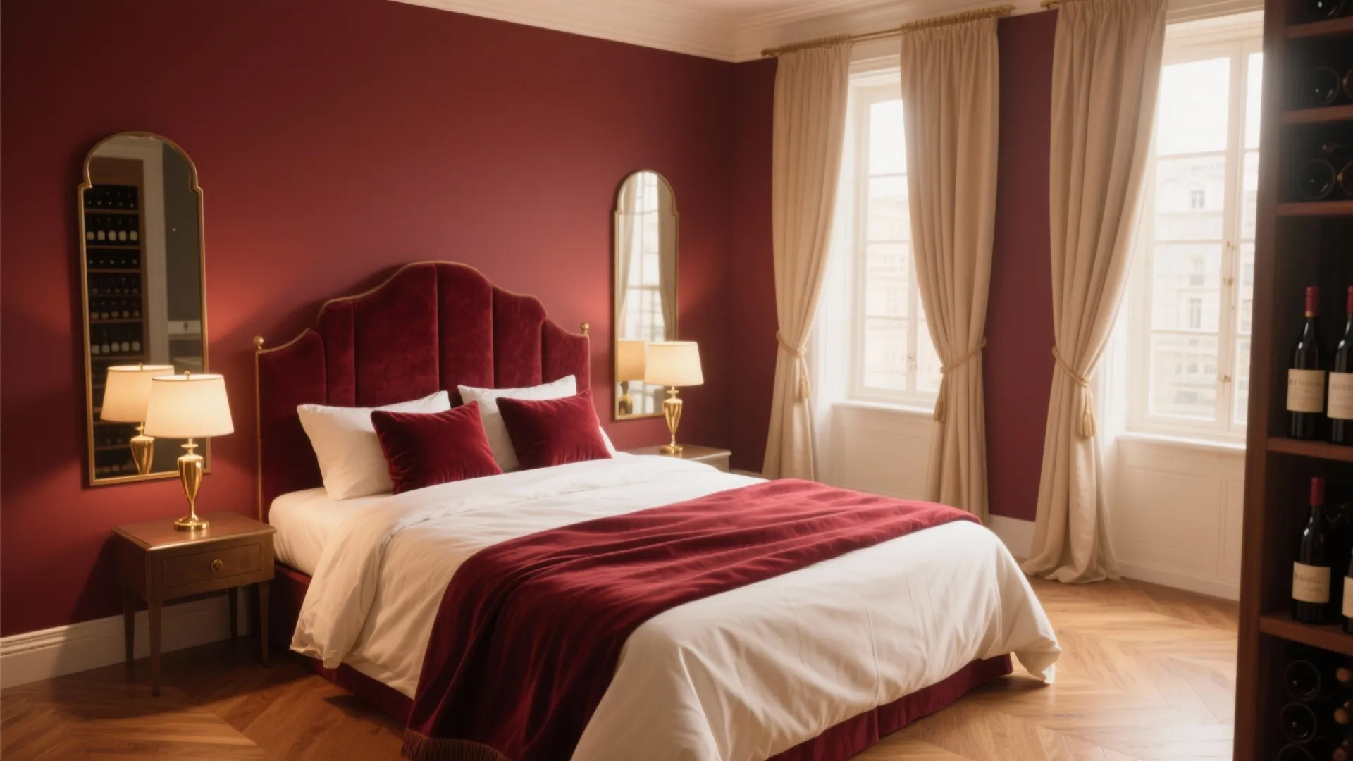 Burgundy Bedroom Decorating Ideas: 5 Chic Inspirations: Practical, stylish burgundy bedroom decorating ideas for small and large spaces with tips from a pro designer