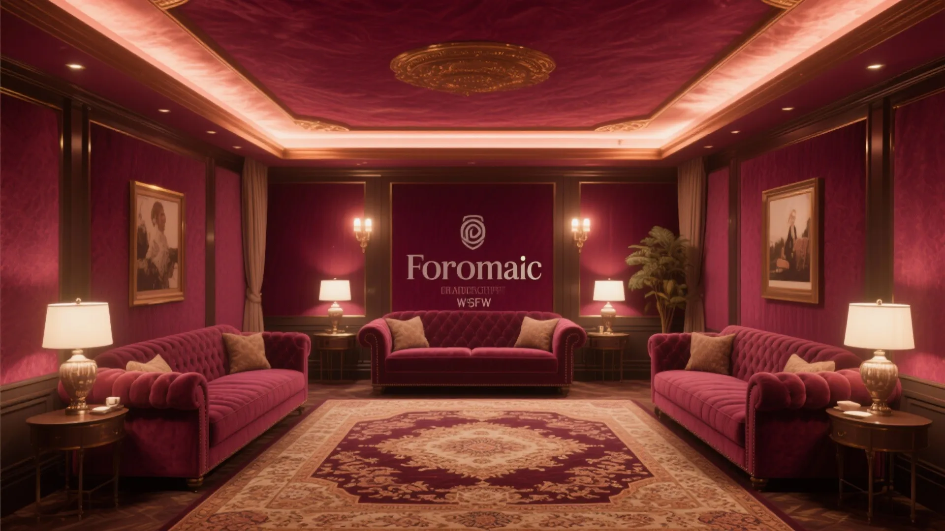 10. Burgundy Ceiling for Boldness