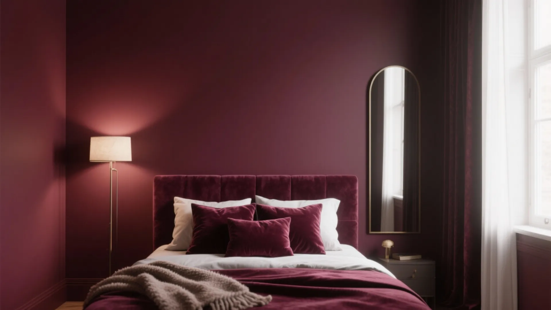 1. Deep Burgundy Cozy