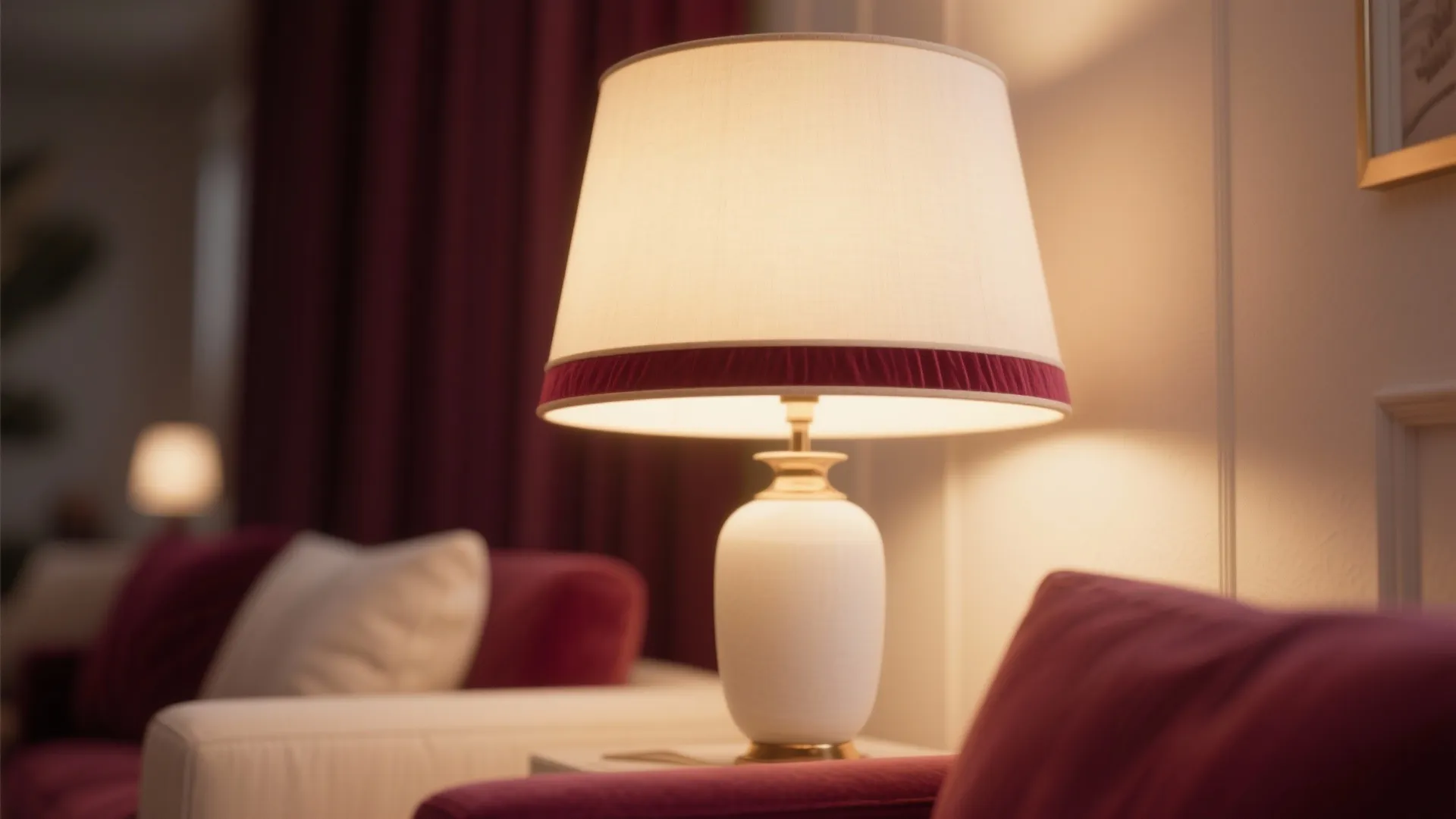 8. Layered Lighting with Colored Shades