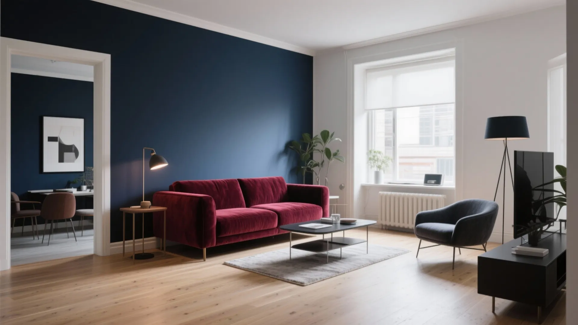 4. Burgundy and Navy: A Bold Pairing